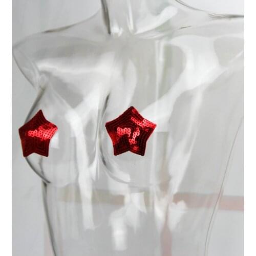 Star Nipple Cover clamps Women Pasties Stickers Un-bra Breast Invisible Intimates Bra Accessories lover game