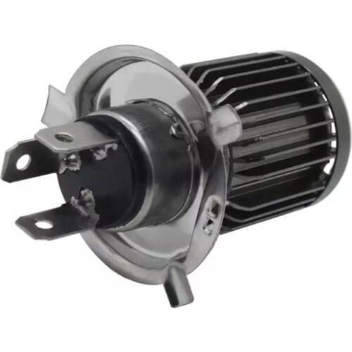 H6 BA20D H4 HS1 LED Motorcycle Headlight Bulbs With Lens 12W DC9-32V High Low Beam Fog Lamp Scooter Accessories Fog Lights