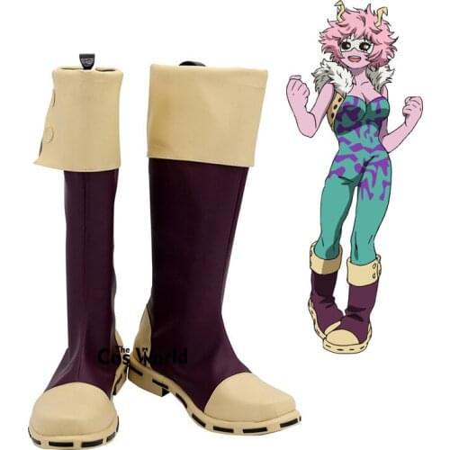 My Hero Academia Boku No Hero Academia Mina Ashido Anime Customize Cosplay Shoes Boots