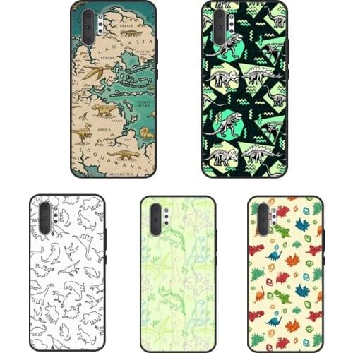 Skeleton Dinosaur Pattern For Samsung Galaxy S20 FE S8 S9 S10 Plus S10e Note 10 Plus Note 20 S21 Ultra Phone Case