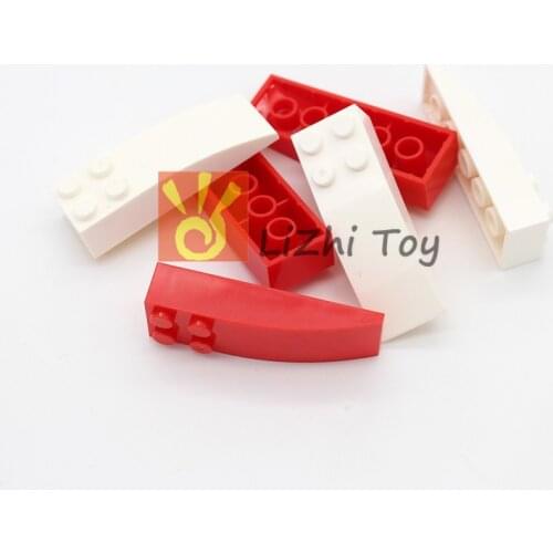 MOC Brick Parts 44126 Slope Curved 6 x 2 Classic Piece Building Block Toy Accessory