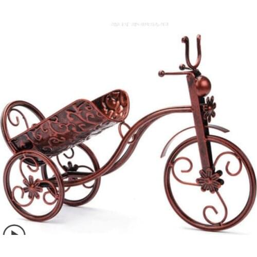 Wrought iron wine rack ornaments wine rack wine cabinet furnishings home decoration wine rack creative modern wine bottle rack