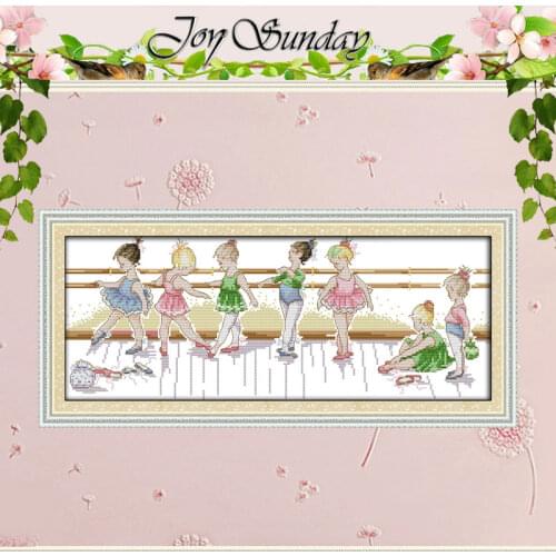 The Little Ballet Girls Patterns Counted Cross Stitch 11CT 14CT Cross Stitch Set Chinese Cross-stitch Kits Embroidery Needlework