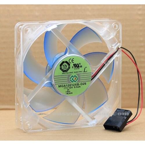 NEW FOR MAGIC Protechnic MGA12012XB-O25 12025 12V 0.52A high air volume cooling fan