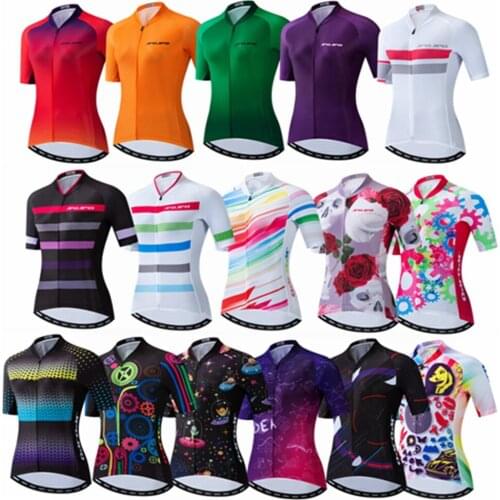 UFOBIKE Summer Cycling Jersey Women 2019 Bicycle Wear Ropa Ciclismo Maillot Bike Tops Cycling Clothing S-XXXL