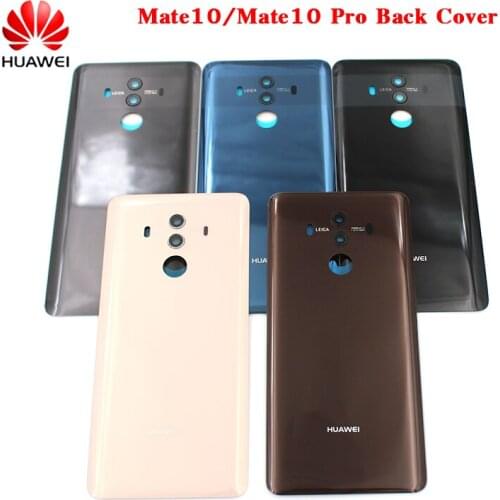 Back Cover Original For Huawei Mate10/Mate10 Pro Housing Replacement Repair Parts With Glass Camera Lens Phone Shell + Sticker