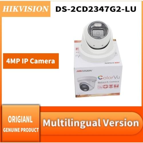 Hikvison DS-2CD2347G2-LU 4 MP ColorVu Fixed Turret Network Camera