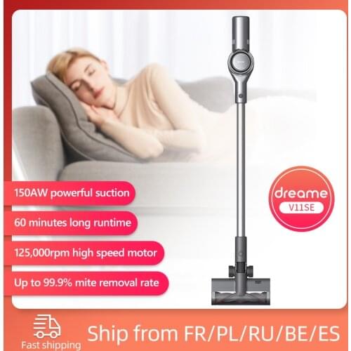 Dreame V11SE Handheld Wireless Vacuum Cleaner OLED Display Portable Cordles 25kPa All in one Dust Collector floor Carpet Cleaner