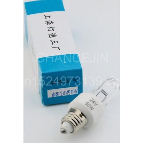 24V 50W E11 screw base bulb 51mm Tungsten halogen lamp / rice bubble / surgery shadowless lamp