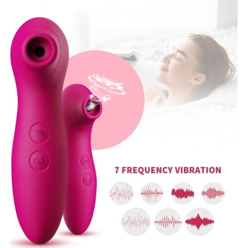 Strong sucking vibrating Stimulator Silicone waterproof G-spot Vibrator Clitoris Vagina vibration adult Sex Toys for woman anal