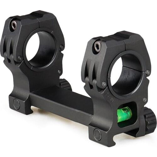 Tactical QD 25.4 30mm Diameter Dual Ring Picatinny Weaver Rail Scope Gun Mount With Bubble Level For Hunting Rifle Scope
