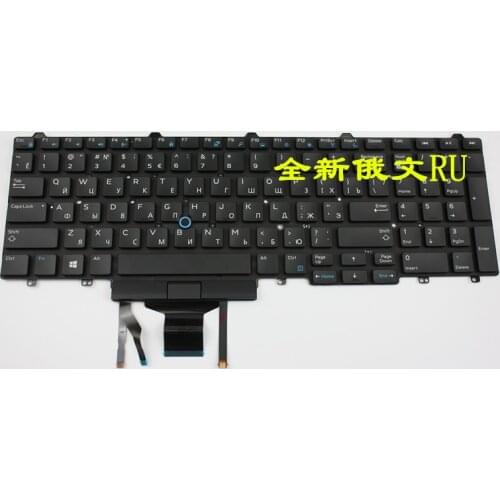Tops keyboard for DELL E5550 E5570 E6540 M3510 M7510 RUSSIAN/BRAZILIAN/FRENCH/Deutsch German/JAPANESE/SWISS/BRAZIL/TI/US layout