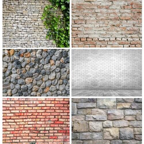 Vinyl Custom Photography Backdrops Vintage Brick Wall Theme Photo Background Studio Props 201225RY-06