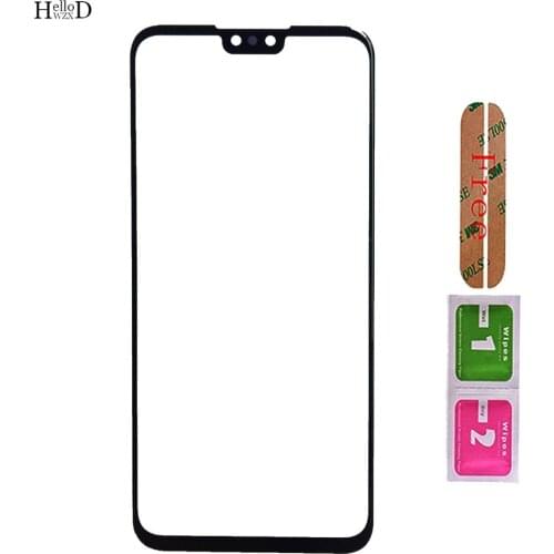 Mobile Outer Front Glass For Huawei Y9 2019 Enjoy 9 Plus Touch Panel Front Outer Glass Lens ( No Touch Screen ) Glass OCA Glue