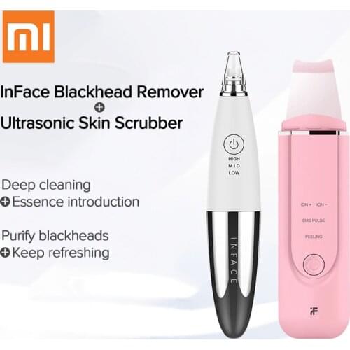 InFace Warehouse Blackhead Remover Machine and Facial Clean Machine Skin Scrubber Peeling Face Beauty Instrument Cleansing