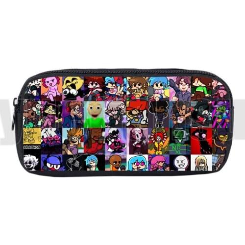 Shooting Game 3D Anime Friday Night Funkin Cosmetic Cases Makeup Box Bags Fnf Pencil Case School Supplies Storage Pouch