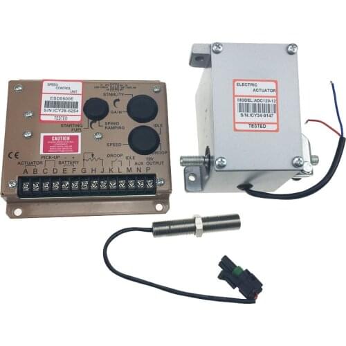 ADC120+ESD5500+3034572 Chinese Factory! Generator Electronic Governor/Speed Controller ESD 5500E +ADC120+MPU 3034572