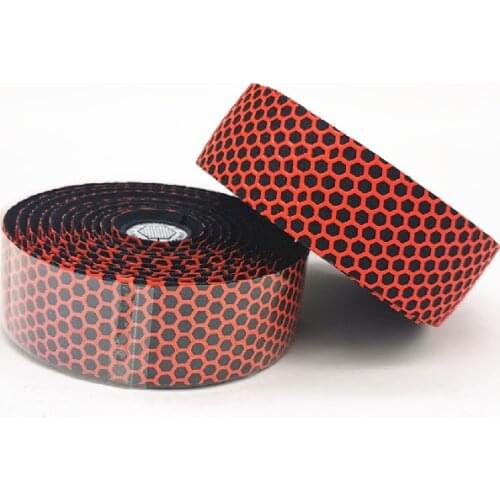 GUSTAVO Bike Handlebar Tape Road Bicycle Anti-slip Silica Gel EVA Shock Absorption Handle Bar Tape Cycling Wrap End Plug