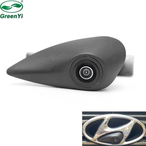 170 Degree Fisheye Lens CCD Vehicle Front View Logo Camera For Hyundai Elantra Verna Solaris Tucson IX35 Santa Fe I20 I30 I40