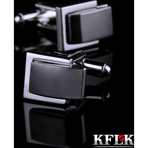 KFLK 2020 Luxury shirt cufflinks for mens Gifts Brand cuff button and gray cuff links High Quality abotoaduras Jewelry