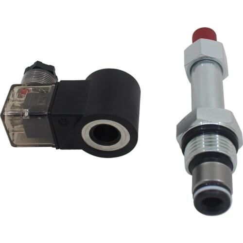 Pressure maintaining valve unloading valve normally closed solenoid cartridge valve for Lift hydraulic plate accessories