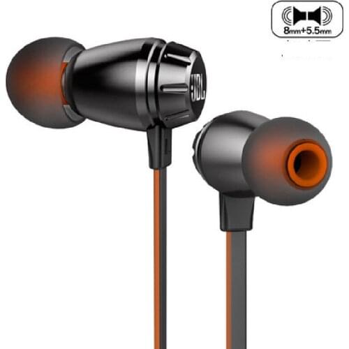 JBL T380A double move-loop earphone in-ear heavy bass Apple Xiaomi Universal HIFI earplug with microphone