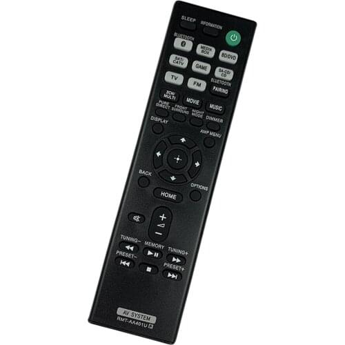 New Replace Remote Control For Sony AV Receiver STR-DH190 STR-DH590 STR-DH790
