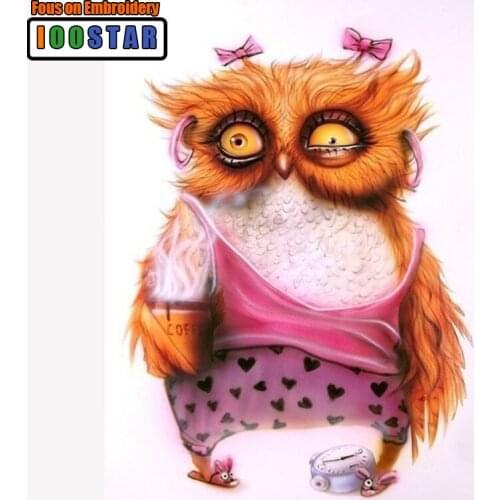 New Animals Owl Diamond Embroidery Diamond Painting Cross Stitch Picture Of Rhinestones Full Square Diamond Mosaic Kits