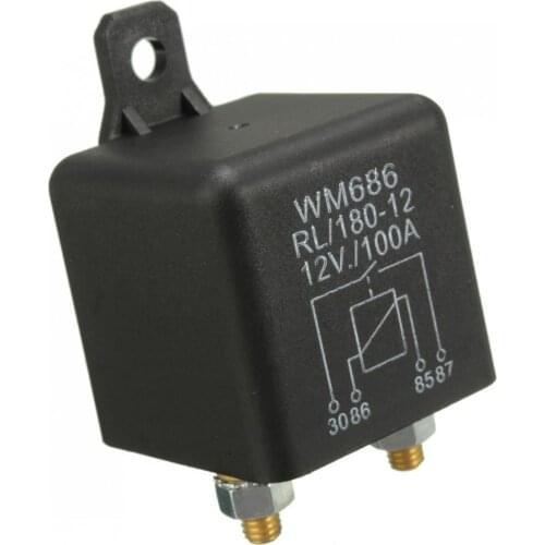 Switch Split Charge 100Amp 4 Pin Heavy Duty ON OFF Relay Universal for DC 12V Auto Car Van Boat