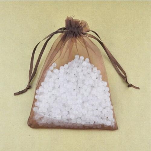 Wholesale 100pcs 20x30cm Organza gift bags coffee color Large Drawable Organza Bags Wedding Gift Bags free shipping