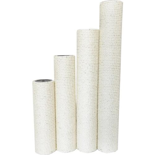 PVC Cat Scratching Post for Cat Tree DIY Cat Climbing Frame Replacement Post Sisal Rope Entangle Kitten Toy Scratch Furniture