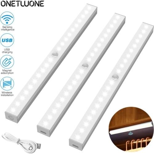 LED Wireless Under Cabinet Lighting 10-LED Motion Sensor Activated Night Light bedroom decor For Kitchen Shelf Hallway Stairs