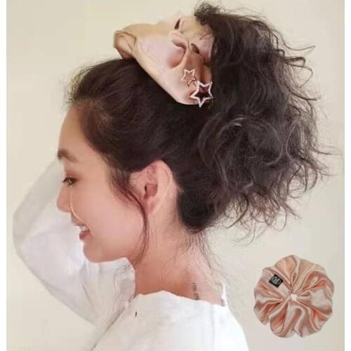 Invisibobble 2021 summer large size ROSIE star scrunchie meet hairtie thick long hair accessory women hairstyle strong grip pink