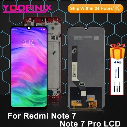 6.3" Original For Xiaomi Redmi Note 7 LCD Touch Screen Digitizer Replacement Parts For Redmi Note 7 Pro LCD Display M1901F7G