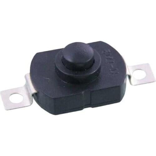 10pcs push button Switch 1712KD 30V 1A flashlight switch LOCK 17*12*9.5mm Table lamp switch flashlight button switch ON-OFF