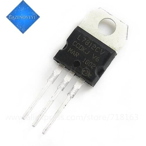 10pcs/lot L7812CV L7812 7812CV TO-220 In Stock