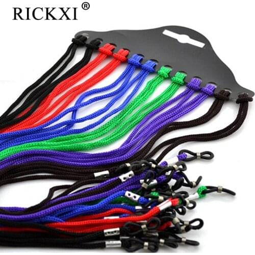 12 Pcs/lot Nylon Glasses String Cordon Lunettes Chaines Stretch Sunglasses Rope Eyeglass Cords Chains Glasses Accessories