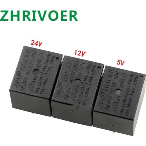 5pcs HK3FF-DC5V-SHG HK3FF-DC12V-SHG HK3FF-DC24V-SHG T73 relay