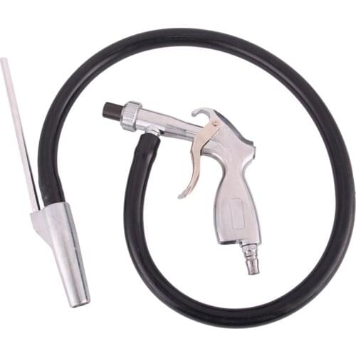 Abrasive Air Sand Blasting Gun kit 1 ceramic nozzle 1 iron nozzle 1 Sand Suction Pipe Industrial Sandblaster Gun