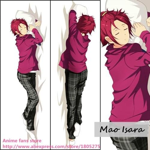 Anime Ensemble Stars Mao Isara Sleeping Japanese Pillowcase Pillow Case Cover decorative Hugging Body Bedding