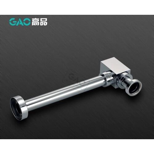 Free Shipping anti-odor P-Trap Drains, Solid Brass Water drain, Bathroom Drain,Siphon drain, High Quality Accessories Wholesale