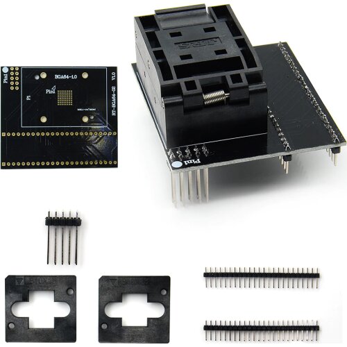 BGA64 EMMC Adapter for RT809H Programmer Universal RT-BGA64-1 1.0mm RT-BGA64-02 Socket 11*13mm Programmer Calculator Test Chips