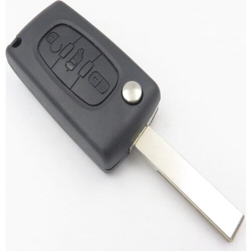 Cocolockey Replacement Key Shell For Fiat Scudo 3Button Middle Van Sign NO battery holder and Groove blade Auto Replacement Part