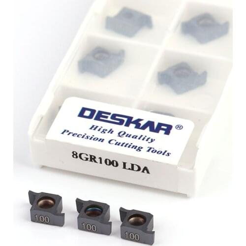 DESKAR 6GR 7GR 8GR 9GR 100mm 150mm 200mm 250mm 300mm Slot Blade CNC Turning Tools Lathe Groove Inserts Cutting Tool Parts