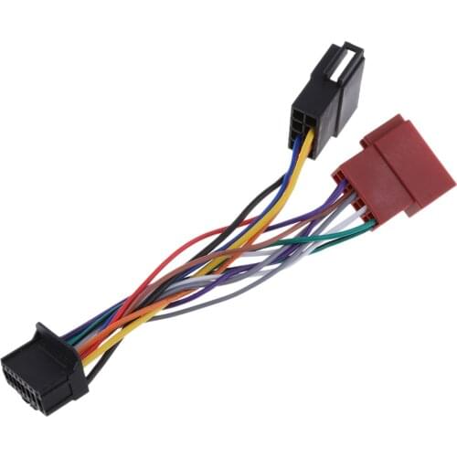 For Pioneer Car Stereo Radio ISO Wiring Harness Connector Adaptor Cable Loom 16-pin