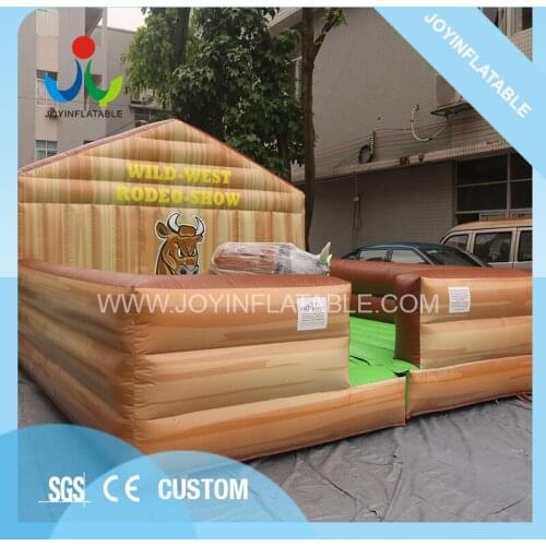 Interactive Sport Game Cowboy Bull Riding Machine Crazy Rodeo Bull Fight