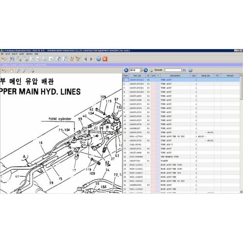 2015 electronic spare parts catalog for Hyundai