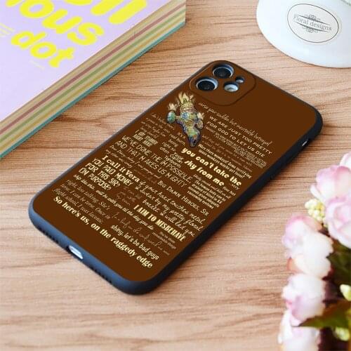 For iPhone Firefly Quotes Print Soft Matt Apple iPhone Case 6 7 8 11 12 Plus Pro X XR XS MAX SE