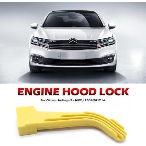 New Car Bonnet Hood Pull Catch Bonnet Lock Catch Handle for Peugeot Partner Citroen Berlingo 2008-2017 7934E7