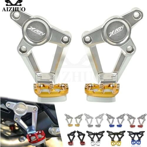 Motorcycle FOR HONDA X ADV X-ADV750 XADV750 Rear Foot Stand Rearset Footrest X-ADV 750 2017-2019 2020 Foot Peg Pedal Passenger